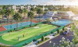 Tiện ích Vị trí Venezia Beach HomeResort sân thể thao