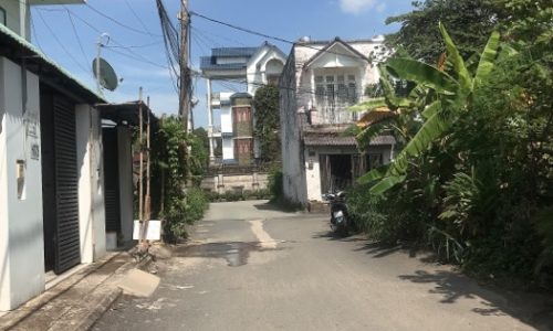 BÁN ĐẤT MẶT TIỀN HẺM 62M2 4 TỶ 2 NGAY SAU CHỢ LONG TRƯỜNG