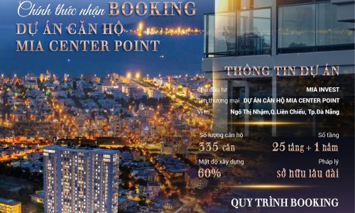 🚨 CHÍNH THỨC NHẬN BOOKING DỰ ÁN MIA CENTER POINT 🚨