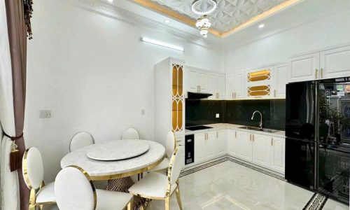 Bán biệt thự 3 tầng sân thượng căn góc, tặng nội thất, giá 7.9 tỷ