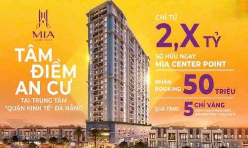 Dự án căn hộ MIA CENTER POINT – Giá chỉ 4xTr/m2
